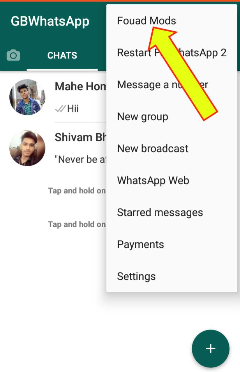 Change GBWhatsapp Home Screen Background ?