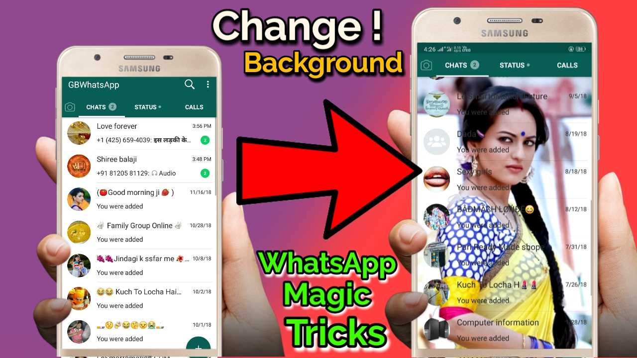 WhatsApp Background स्क्रीन पर अपना फोटो कैसे लगाएं ? WhatsApp Background स्क्रीन पर अपना फोटो कैसे लगाएं ?