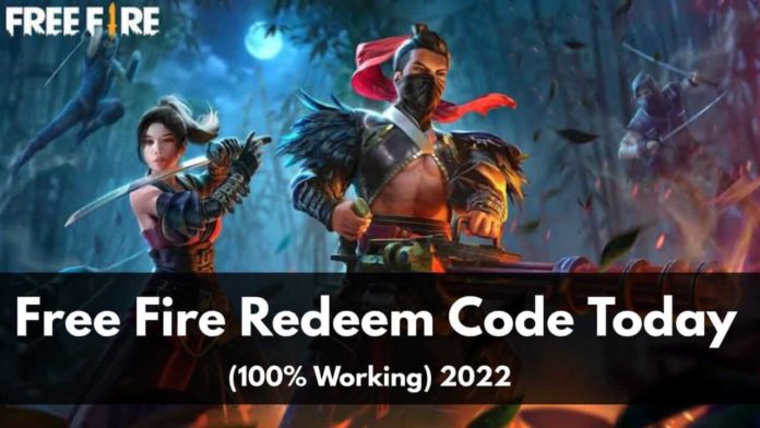 Free Fire Redeem Code Today